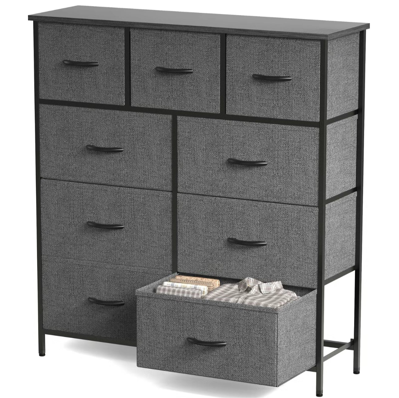 9-Drawer Fabric Dresser