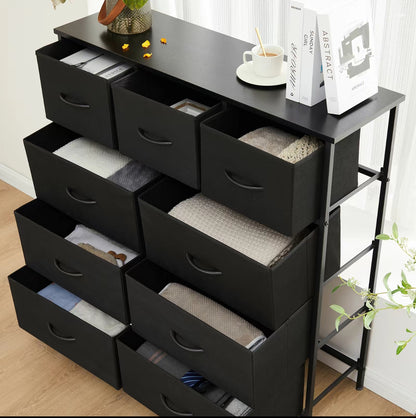 9-Drawer Fabric Dresser